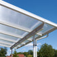 kf-handel.net GmbH-16mm Stegplatten Komplettset Polycarbonat 3-fach klar - Alu-Gummi-Profil-Stegplatten Komplettset PC klar-Stegplatten-Guenstig.de