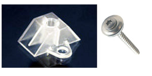 Abstandhalter - Set Trapez 70/18 Wellplatten + 4,5x55mm V2A Schrauben 100 Stück