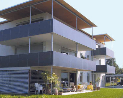 6mm HPL-Fassaden-Schichtstoffplatten div Dekore B1