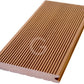 WPC Terrassendiele 22x143mm hellbraun massiv gerillt / genutet