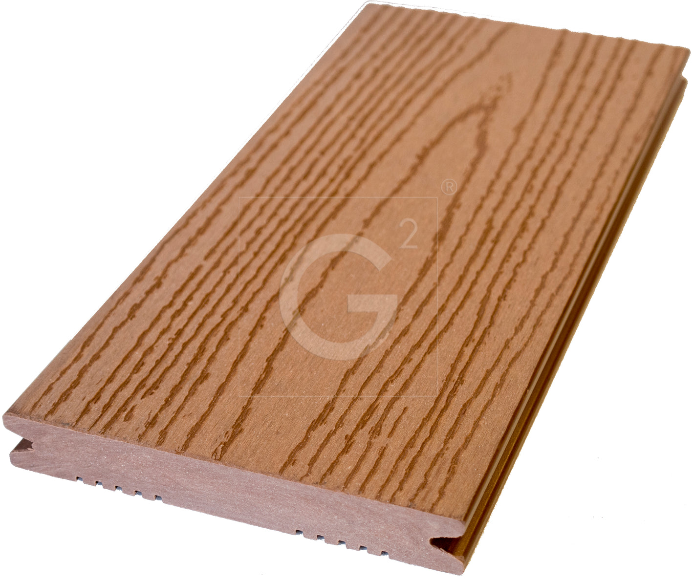 WPC Terrassendielen 22x143mm hellbraun massiv französisch / strukturiert 3D