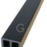 Gunreben-WPC Unterkonstruktion 40x60mm anthrazit Länge 4000mm-WPC-Unterkonstruktion-Stegplatten-Guenstig.de