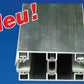 ALU-Glasprofilsystem MITTE A6 für 10mm Glas - Breite 60mm