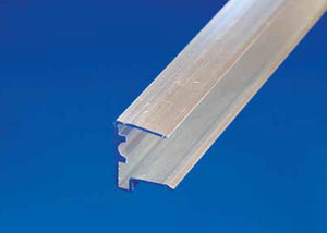 ALU-Kantenschutz preßblank 16mm 2100mm mit / ohne Tropfnase