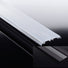 kf-handel.net GmbH-ALU-Verlegeprofil 8/10mm VSG Glas- Mittelprofil 80mm Breite - komplett inkl. Auflagegummi-Profile Glas 80mm-Stegplatten-Guenstig.de