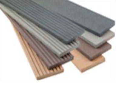 WPC – FLACHLEISTE 10 x 80mm hellgrau Länge 2900mm