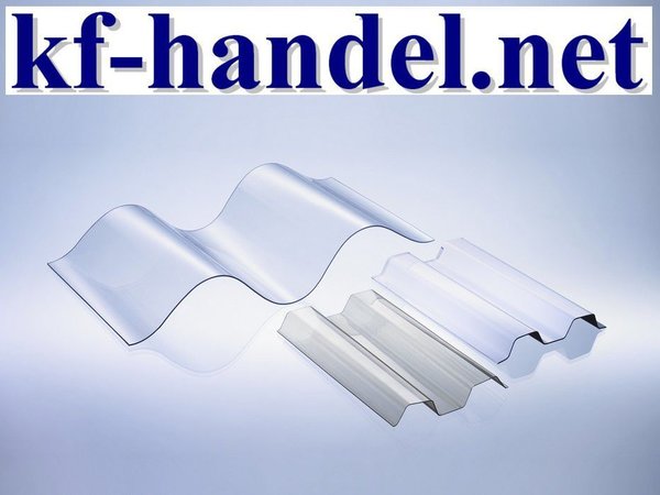 ONDEX - Lichtplatte Sinuswelle 76/18 - farblos - klar