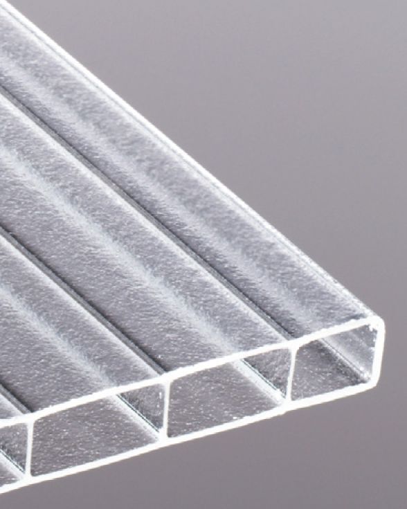 16mm Stegdoppelplatten C-Struktur 16/32mm klar Acrylglas Highlux®