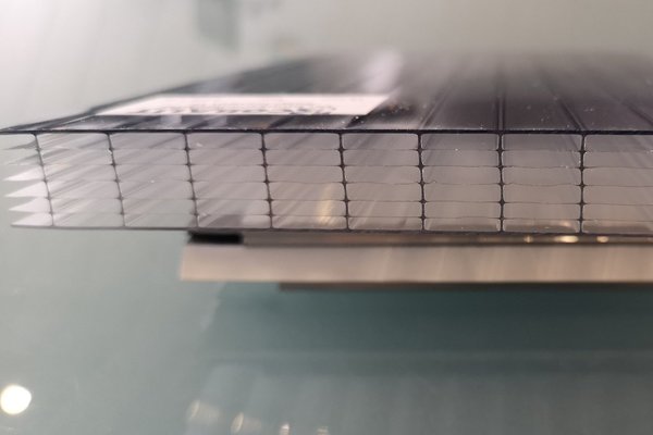 16mm Stegplatten solar control 16 Typ 16/10 klar Polycarbonat longlife hitzestop