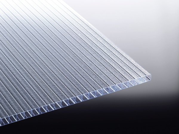 16mm Stegdoppelplatten - KLAR Eiskristall - Polycarbonat Typ 16/16
