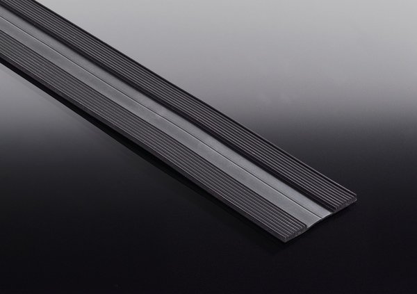 ALU-Verlegeprofil 8/10mm VSG Glas- Randprofil 80mm Breite - komplett inkl. Auflagegummi